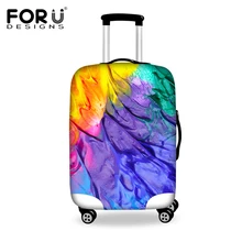 FORUDESIGNS 3D Граффити Защитная крышка для чемодана Водонепроницаемый туристический багажный чехол костюм для 18-30 дюймов Чехол Эластичный чехол для чемодана