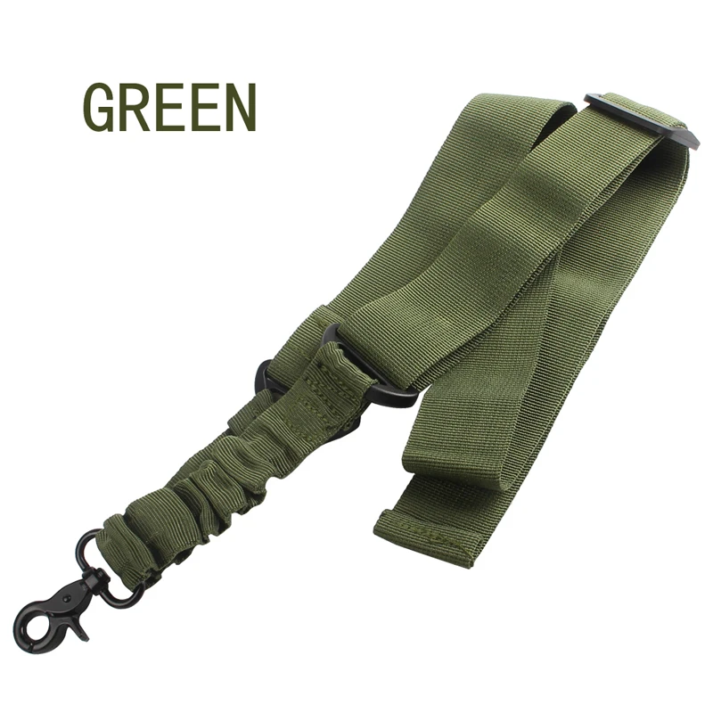 Tactical Gun Single One Point Rifle Gun Tactical Sling Bungee Strap Hook Belt RL30-0002-06