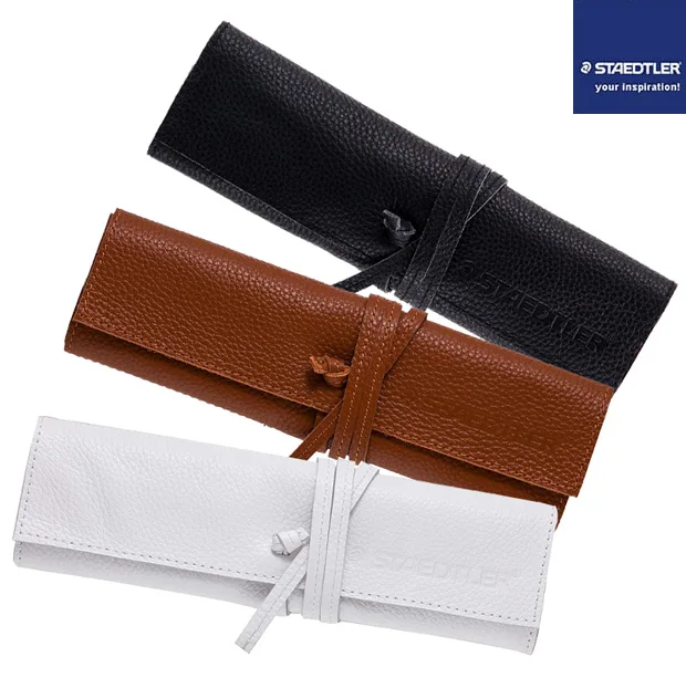 Staedtler genuine leather pencil case cowhide pencil casein Pencil