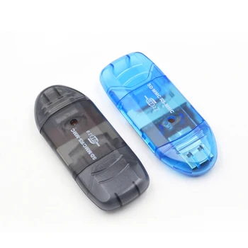 

Multi Memory Card Reader Writer Adapter Connector All in 1 USB 2.0 Card Reader For Micro SD MMC SDHC TF Memory Card Max 64GB