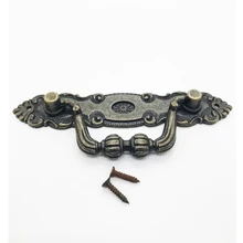 1 компл. мебель ручкой античная бронза цинковый сплав ящика двери для комода Кабинета шкаф ручки мебельные ручки