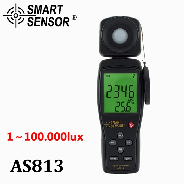 Smart Sensor Mini Luxmètre Numérique Lcd Affichage H et Photomètre