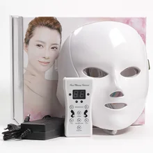 7 Color LED Mask Facial Therapy Anti-Wrinkle Machine Acne Removal Beauty Spa Device Skin Rejuvenation White Face Masker