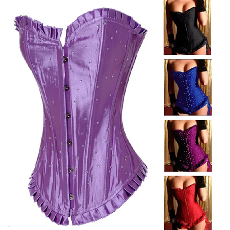 2016 Sexy Waist Trainer Cincher Corsets Overbust Corsage Party Outfit Corset Tops and Bustiers Corselet Plus Size 2016 Sexy Waist Trainer Cincher Corsets Overbust Corsage Party Outfit Corset Tops and Bustiers Corselet Plus Size