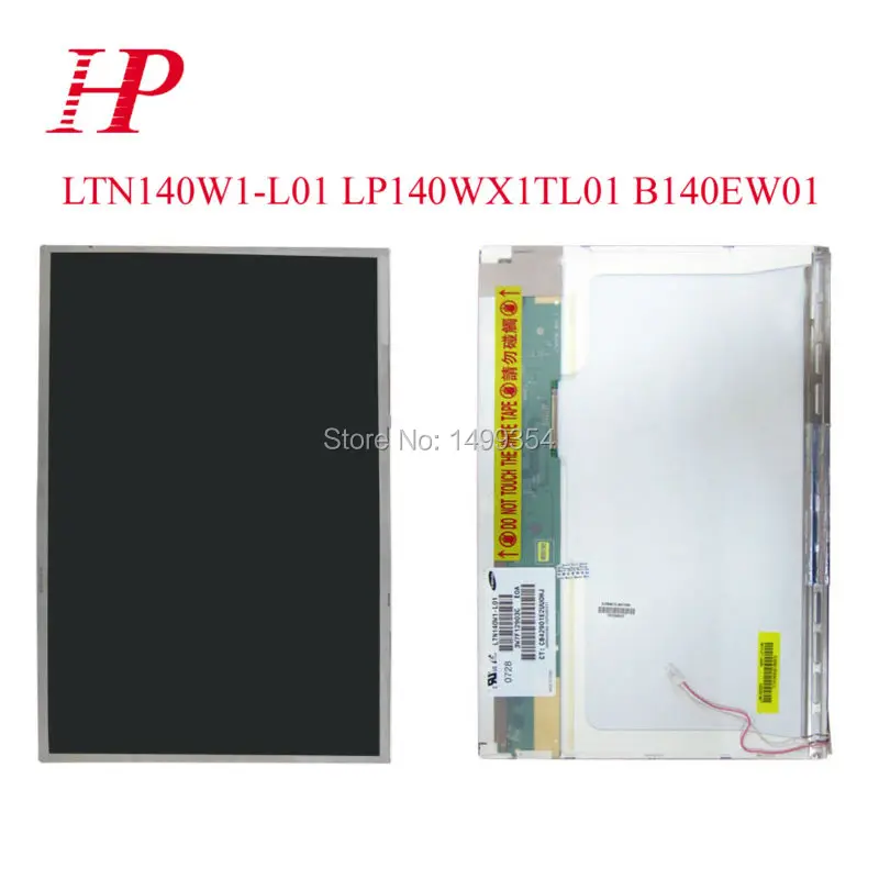 

New Universal Laptop Screen LTN140W1-L01 LP140WX1TL01 B140EW01 140 LCD LVDS 30pins 14'' LCD Screen Display 1280*768