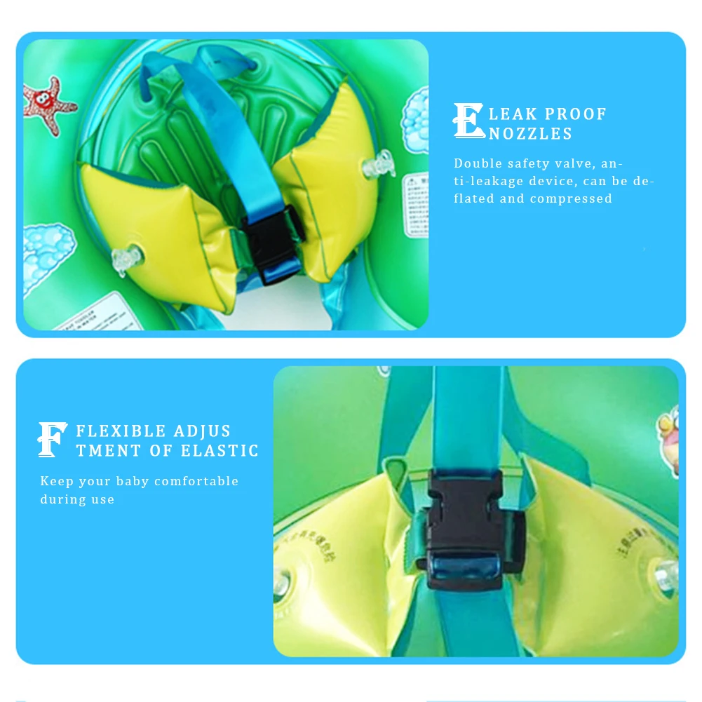 Экологически чистое надувной круг для купания ребенка Float Rollover устойчивое плавание кольцо для 1,5 месяцев-3 лет