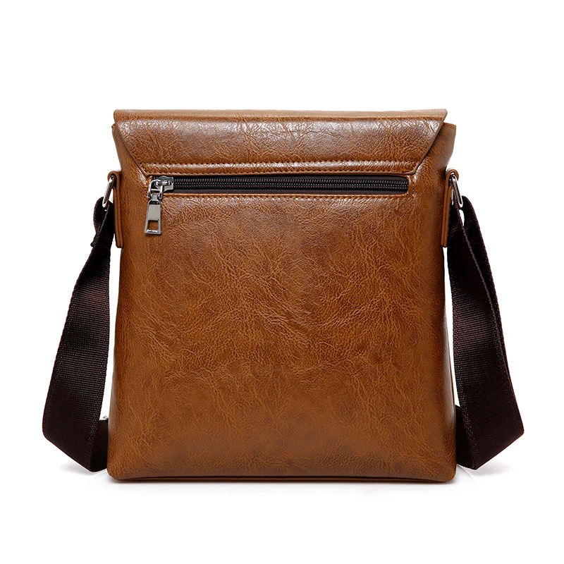 جيب BULUO رجل حقيبة ساعي 2 مجموعة الرجال بو الجلود حقائب كتف الأعمال Crossbody حقيبة عادية الشهيرة العلامة التجارية حمل الأزياء الذكور