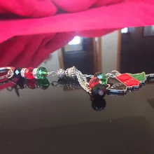 Новая мода, ювелирные изделия с дизайном «карта», ожерелье, браслет, подвеска, брелок, сплав, кольцо для ключей, хрустальные бусы, афганский флаг, подарок, баннер