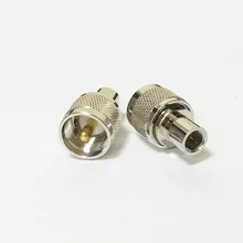 1 шт. штекер UHF штекер в FME Штепсель RF коаксиальный адаптер конвертер прямой, никелированный