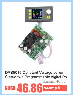 DPS5005 Постоянное Напряжение Ток понижающий программируемый модуль питания Преобразователь напряжения цветной ЖК-вольтметр