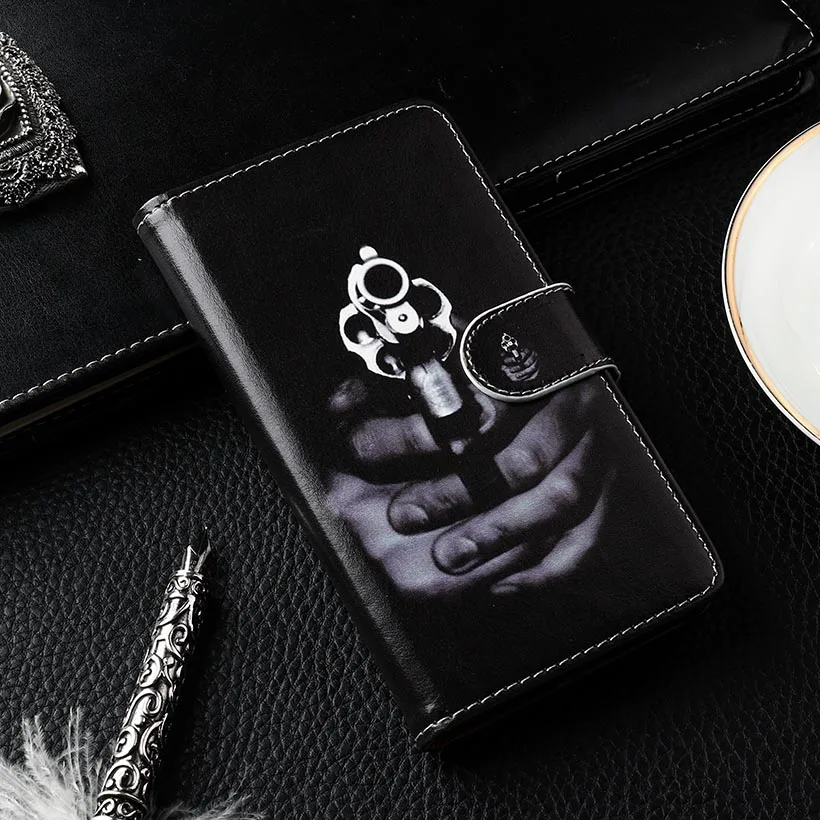 Подставка из искусственной кожи чехол для Umidigi Umi digi A3 Pro Чехол-книжка с бумажником чехол s для Umidigi A3 Pro Чехол с цветком - Цвет: D072