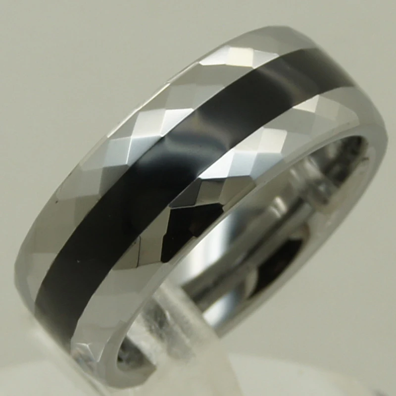 classic black scratch proof ceramic inlayed multi facet hi tech