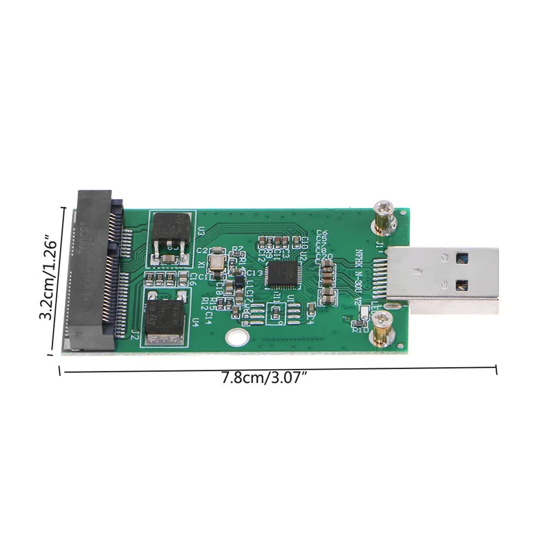 USB 3,0 к мини PCIE mSATA SSD mSATA USB 3,0 SSD не нужен USB кабель C26