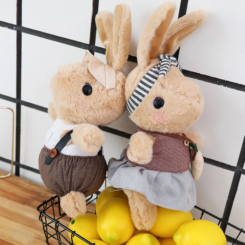 

Cute Little White Rabbit Plush Toy Lover Rabbit Doll Girl pillow doll bed sleeping birthday present