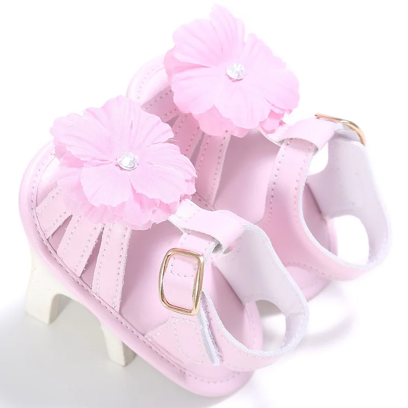 

2017 Cute Newborn Kids Baby Girls Leather Sandals Toddler Prewalkers Kids Soft Crib Sole Shoes Children's Sneakers