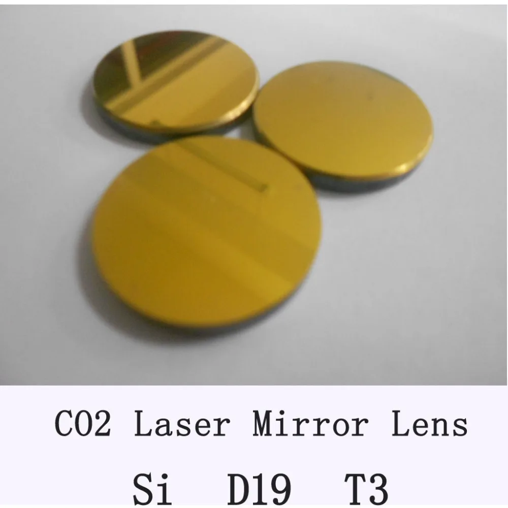 

3pcs/lot Si Mirror Diameter 19mm Co2 Laser Mirror lens for laser cutting part