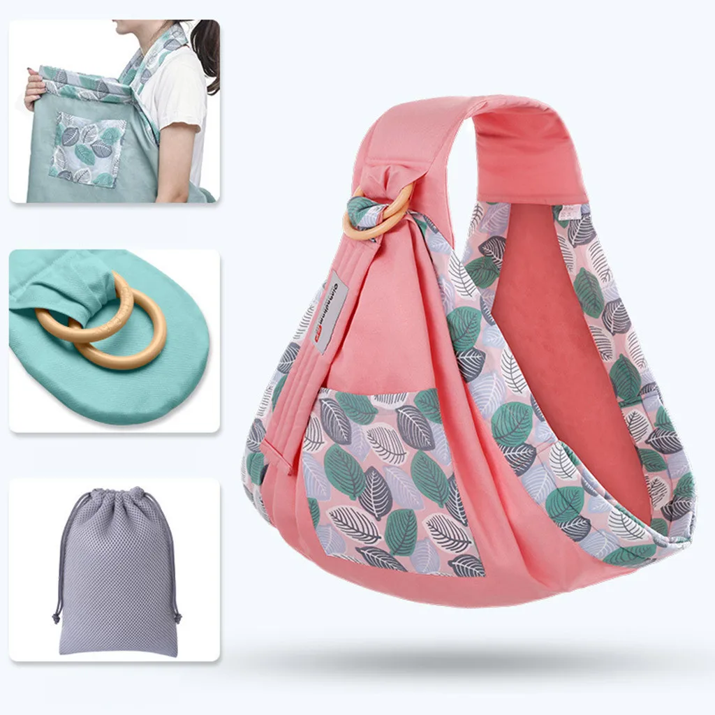 Baby Scarf Nursing Print CoverMulti-functional Summer Breathable Baby Carrier for Newborn Bearing 60 kg Baby Wrap