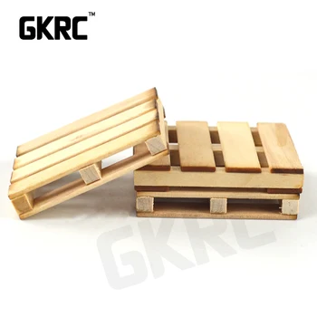 

1/10 Simulation Decoration Wooden Forklift Pallet For Tamiya Cc01 Axial Scx10 Rc4wd D90 Tf2 Traxxas Trx-4 Trx4 1/10 Rc Crawler