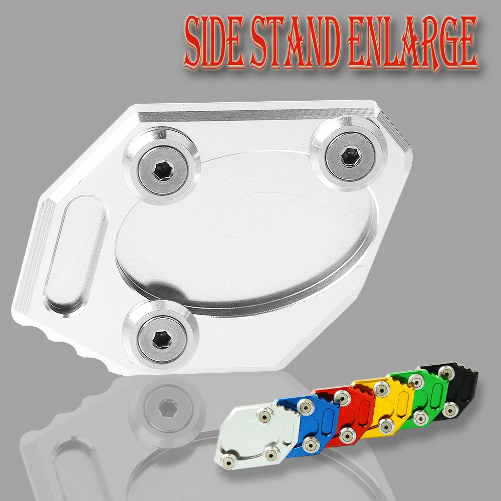 Buy Motorcycle Side Stand Pad Enlargement Plate Kickstand Extension For