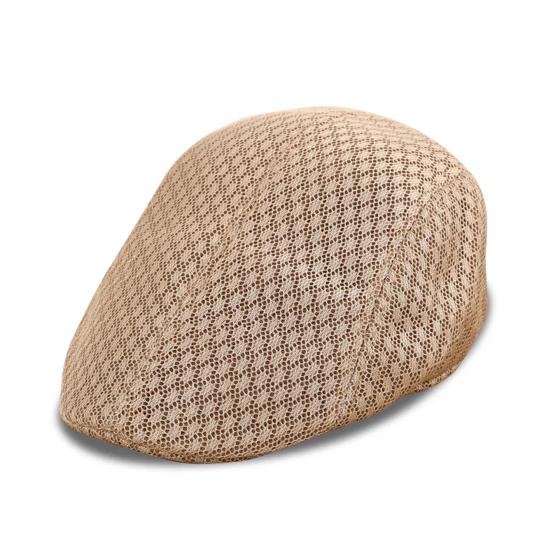 

2019 Summer Beret Caps for Men Women Vintage Newsboy Mesh Cap Outdoor Fashion Hats Brand Sun Hat Duckbill Caps boina