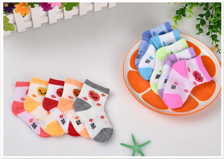 5 пар/компл. хлопок Детские носки плотные теплые носки для новорожденных, носки для маленьких мальчиков и девочек носки-тапочки для Одежда для девочек Противоскользящий носок для детей От 0 до 2 лет