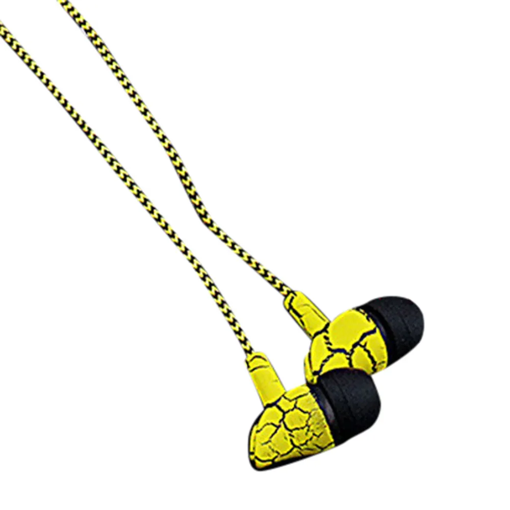 3,5 мм проводные наушники для спорта, бега наушники плотно прилегающие к уху, С микрофоном компьютерные наушники для мобильного телефона ipad Hi-Fi проводные наушники - Цвет: yellow