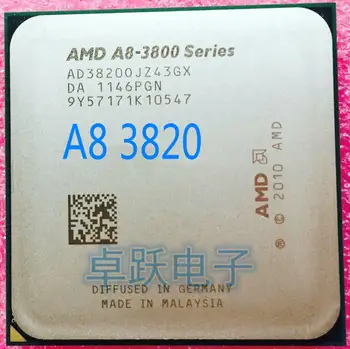 

Free shipping AMD A8 3820 Quad-Core FM1 2.5GHz 4MB 65W CPU processor pieces A8-3820 cpu