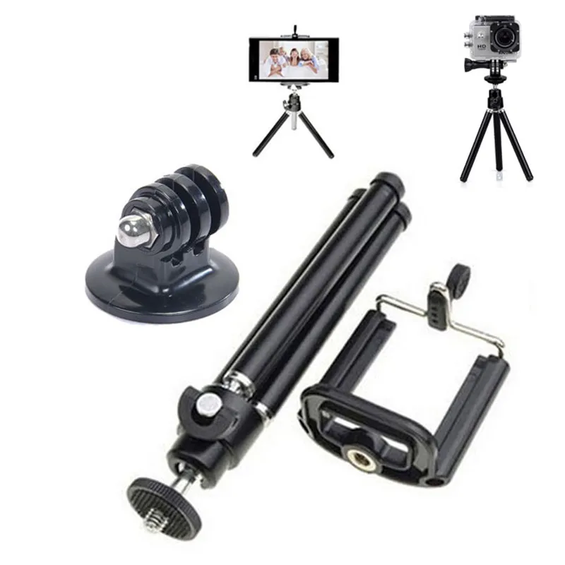 Aluminum Mini Tripod with Tripod Mount Adapter and Phone