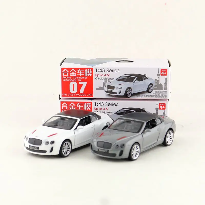 

Free Shipping/Diecast Metal Toy Model/1:43 Scale Bentley Continental Supersports ISR/Pull Back/Educational Collection/Gift/Kid