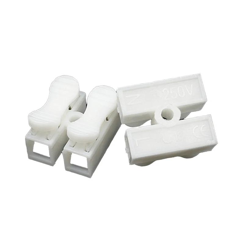 

30pcs 2 pin 3 pin push quick cable connector terminal Wiring Terminal 10A 250V