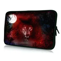 

Free Shipping Wolf 7" Tablet Laptop Neoprene Sleeve Pouch Case Bag For 7.9" Apple Ipad Mini w/Cover