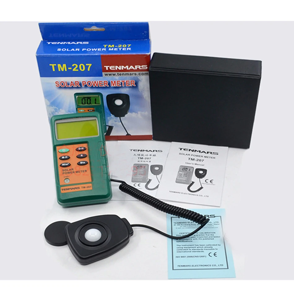 Solar Radiation Detector Power Meter Tester TM207 Tenmars