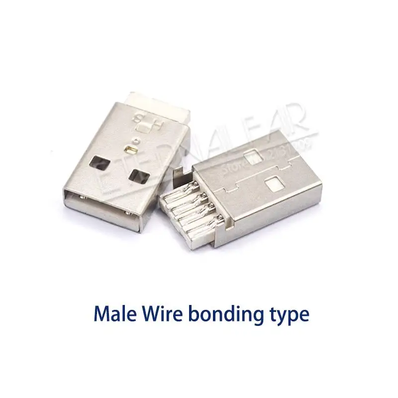 Мини-usb 2,0 V8 Тип B микро плоскостопие 5PIN после 2PIN сварки прямой вертикальный разъем иглы сварки провода PCB DIY - Цвет: USB20