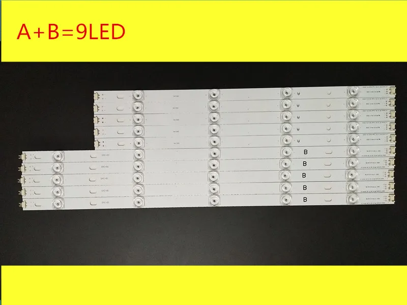 Новинка 10 шт./компл. Замена светодиодной ленты для LG 50LB650V Innotek DRT 3 0 50 A B 6916L 1736A 1735A