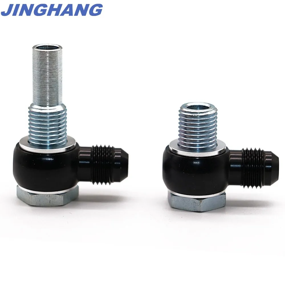 

6AN x 1/4NPSM 4L80E Transmission Oil Cooler 90 Degree Banjo Fittings, Free & Fast USPS Shipping From US STOCK