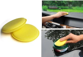 

rete good quality Yellow round Car Auto Washing Cleaning Sponge Block auto wash cleaner automobile accessory Wh