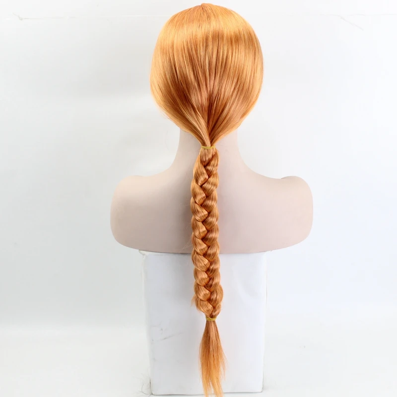 Morematch Fiona парики длинные прямые косплей парик Оранжевый 60 см синтетические волосы для женщин