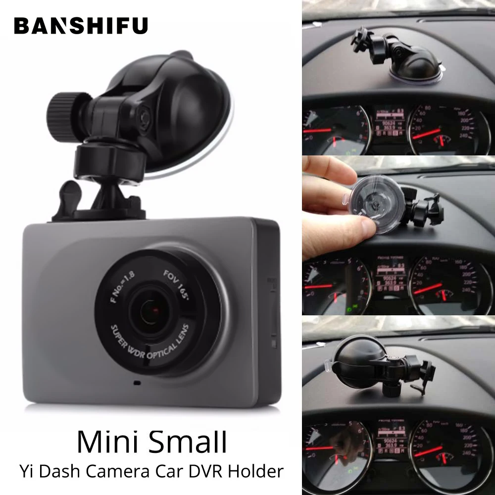 Dash Cam Mirror Mount For original Xiaomi YI Car DVR Holder Bracket Genuine Sucker for Yi Dash Cam Suction cup holder