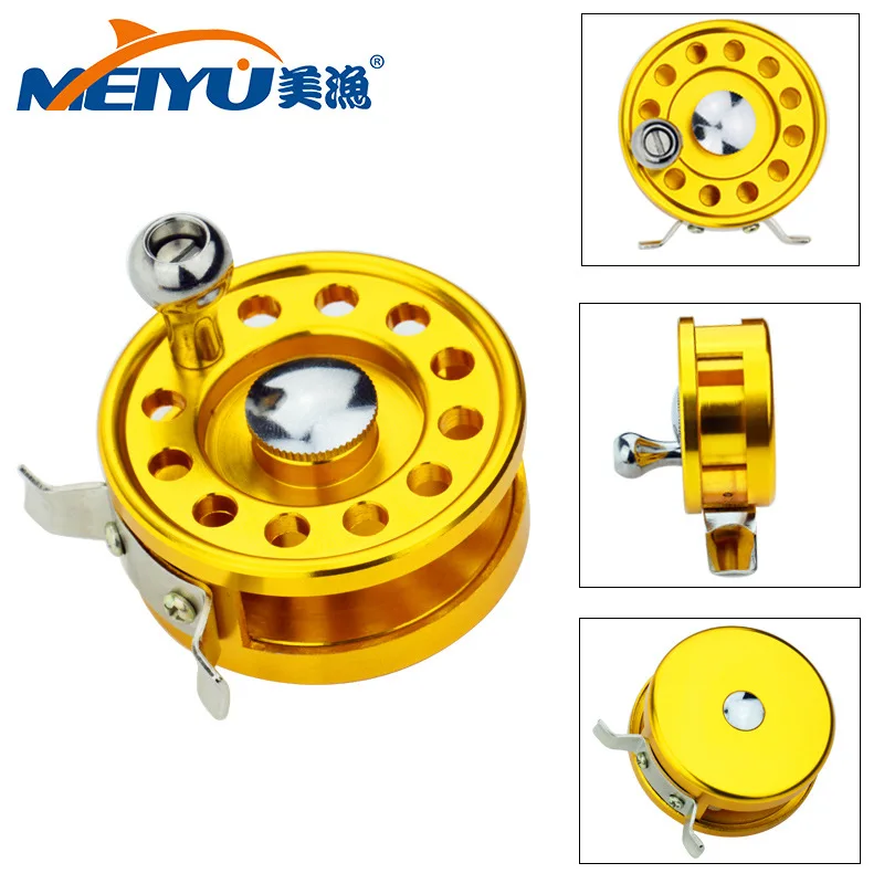 EMMROD The New Golden Flywheel 1.4 M C + Portable Pen Rod Mini Ice Fishing Rod Fishing Fishing Rod On A Raft