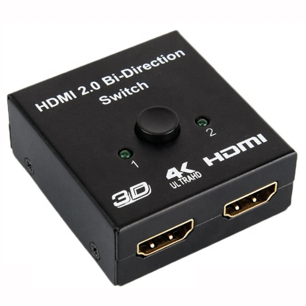 

HDMI 2.0 Bi-Direction Switcher HD 2 in 1 out Converter Support 1080P 3D HDCP For DVD Computer Projector