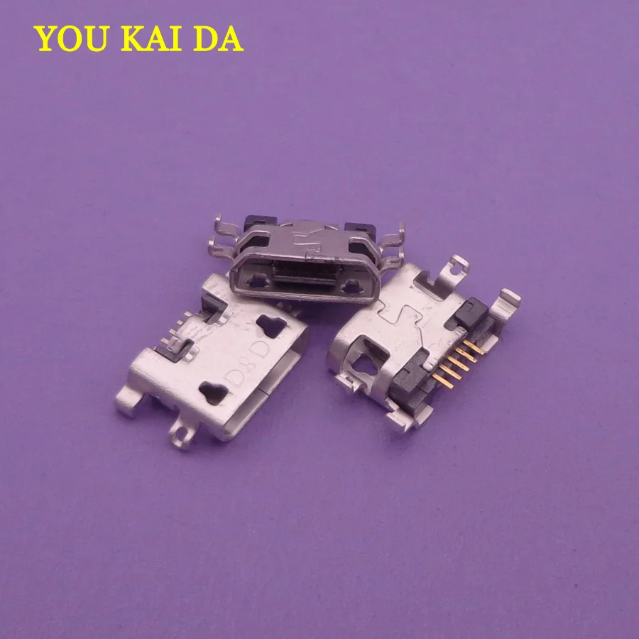 

10pcs/lot For Alcatel OT7040 OT 7040 micro usb charge charging connector plug dock socket port jack replacement repair 5-pin