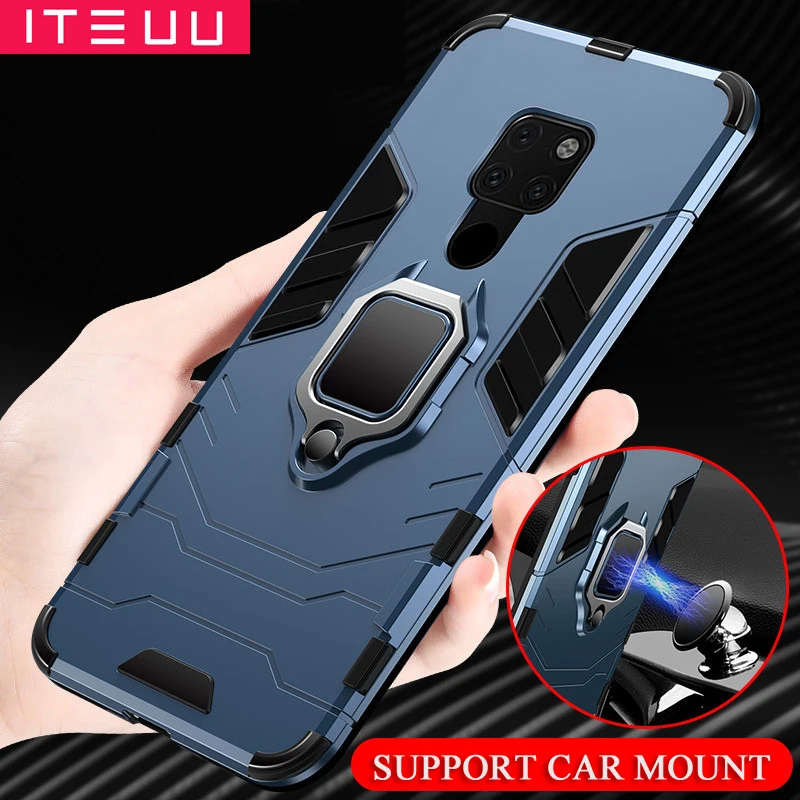 ITEUU Антидетонационная подставка держатель Броня чехол для huawei mate 20 PRO Чехлы