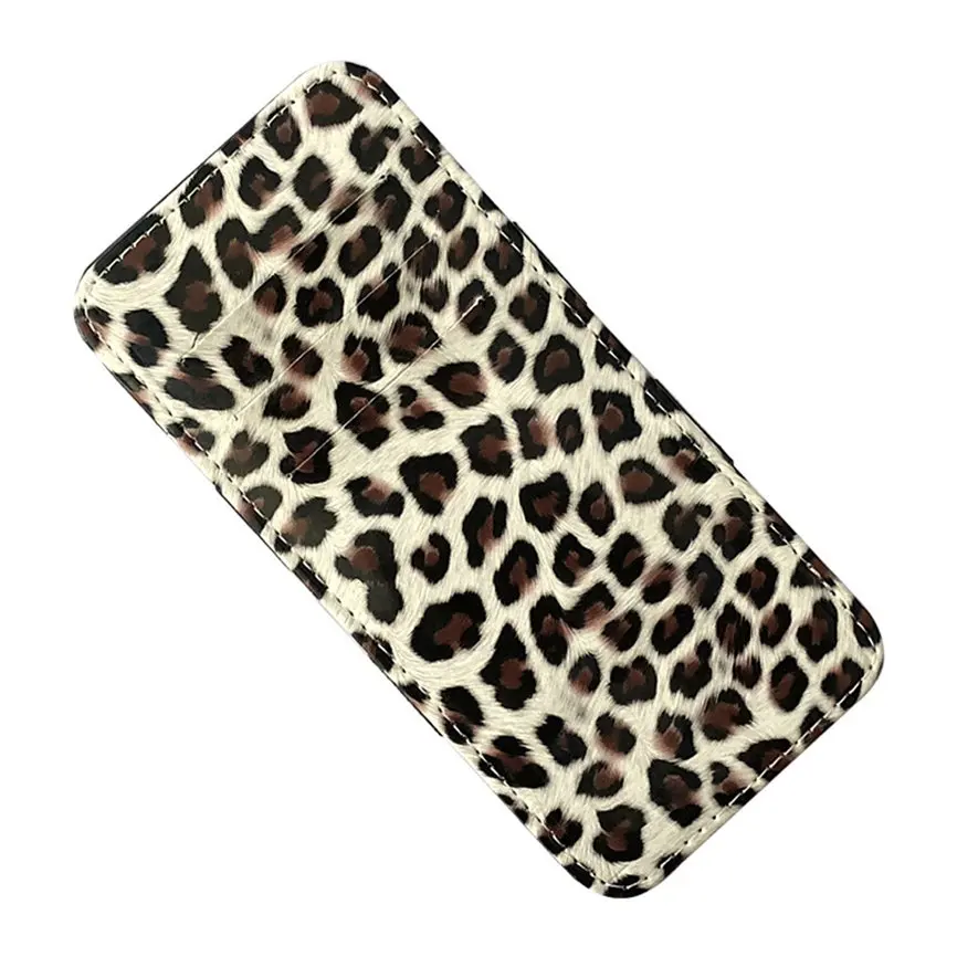 Кошелек женкий портмане флип бумажник тонкий карты пакет Леопардовый кошелек вместительный Повседневный стиль #30