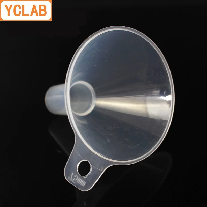 120mm Funnel PP Plastic Flat Head Polypropylene For YCLAB Laboratory Chemistry Equipment plastic filter funnel