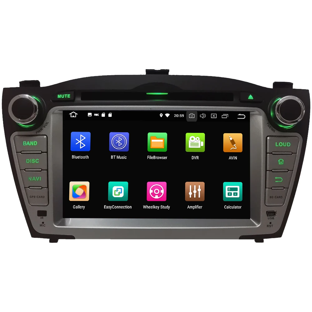 Top 7" Octa Core 4G WIFI Android 8.1 4GB RAM 64GB ROM RDS Car DVD Multimedia Player Radio Stereo For Hyundai Tucson IX35 2009-2015 1
