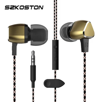 

PLEXTONE x36m Metal Earphones 3D Stereo With Mic Cross Pattern Phone Call Music Pause/Play Button For Android Smartphone Iphone