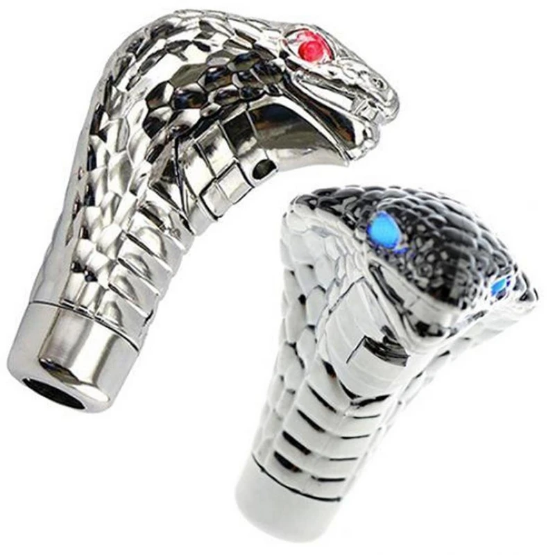 

Universal Factory Direct Auto Car Modified Gear Head Cobra Shift Head With Stick Led Eyes Manual Gear Shift Knob