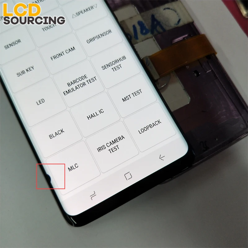 AMOLED маленький Dead Piexl для SAMSUNG Galaxy S9 G960 ЖК-дисплей S9+ Plus G965 с рамкой кодирующий преобразователь сенсорного экрана в сборе Замена