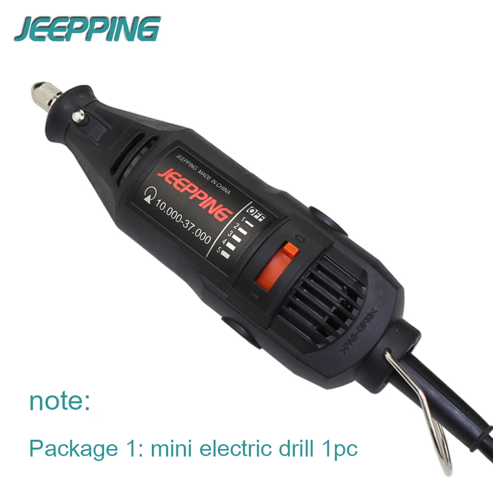 Jeepping 220 В 180 Вт Dremel Стиль Электрический Роторный инструмент переменной Скорость