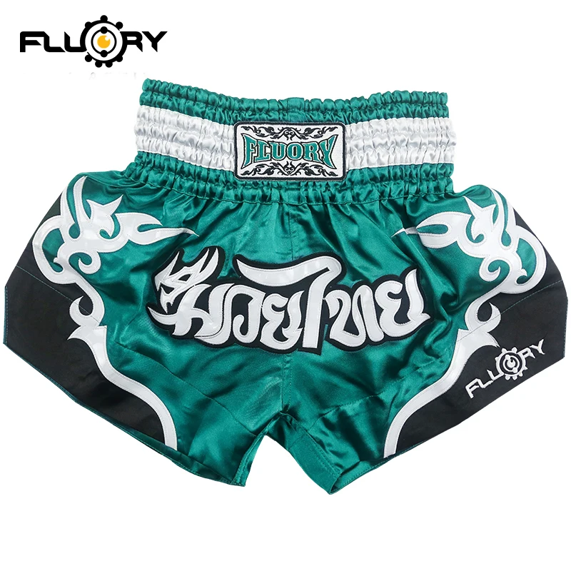 Fluory Men Women Kids Thai Boxing Short Fairtex Shorts MMA shorts Boxing Pants Shorts embroidery MMA mma shorts